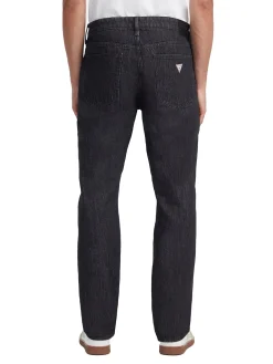 Jeans relaxed a vita media g18 black denim