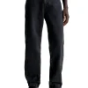 Jeans 90's straight black denim