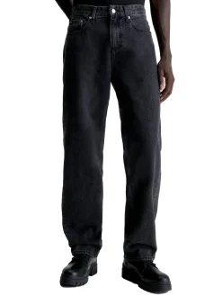 Jeans 90's straight black denim