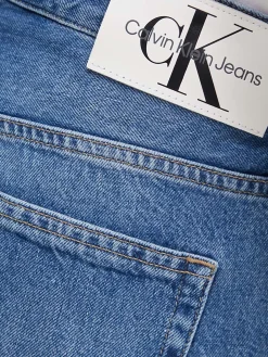 Jeans 90's Straight con 5 tasche denim chiaro