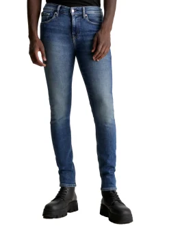 Jeans skinny stretch denim scuro
