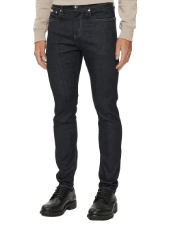 Jeans skynny con 5 tasche denim blue