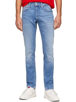 Jeans slim Scanton in denim chiaro