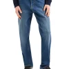 Jeans slim stretch denim medio slavato