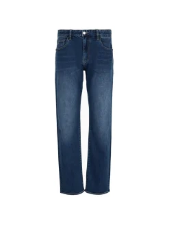 Jeans slim stretch denim medio slavato