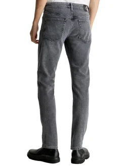 jeans slim taper black denim
