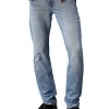 Jeans slim tapered denim chiaro