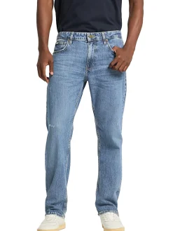 Jeans straight G16 denim chiaro