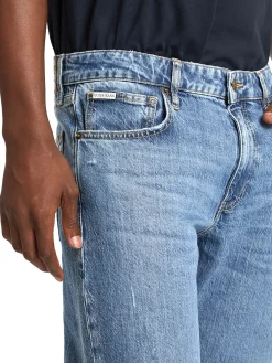 Jeans straight G16 denim chiaro
