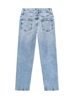 Jeans straight stretch denim chiaro