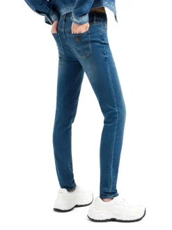 Jeans stretch denim scuro