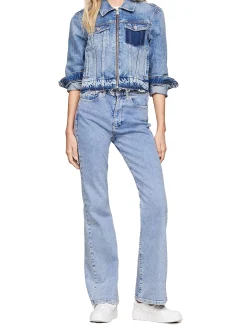 Jeans Sylvia High Flare denim medio