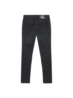 Jeans teen slim washed black denim