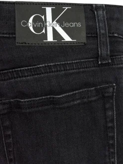 Jeans teen slim washed black denim