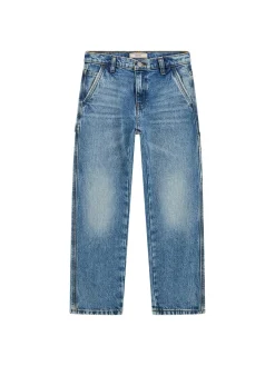 Jeans worker fit tasche america in denim medio