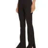 Leggins con spacco alla caviglia nero