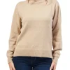 Lupetto manica lunga lurex oro