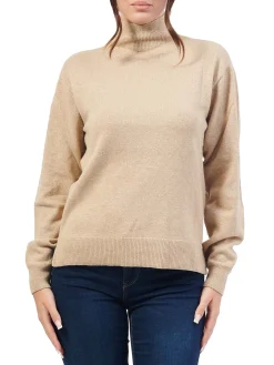 Lupetto manica lunga lurex oro