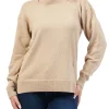 Maglia a barca manica lunga lurex oro