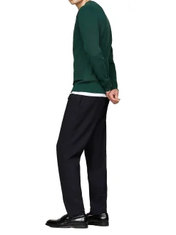 Maglia a girocollo essential verde