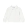 Maglia con colletto panna