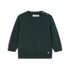 Maglia girocollo basic verde
