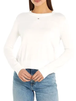 Maglia girocollo bianco