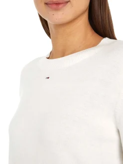 Maglia girocollo bianco