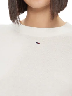Maglia girocollo Essential regular fit bianco