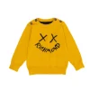 Maglia girocollo manica lunga Ediw giallo