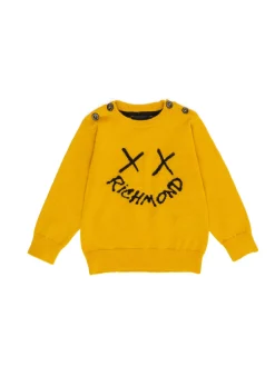 Maglia girocollo manica lunga Ediw giallo