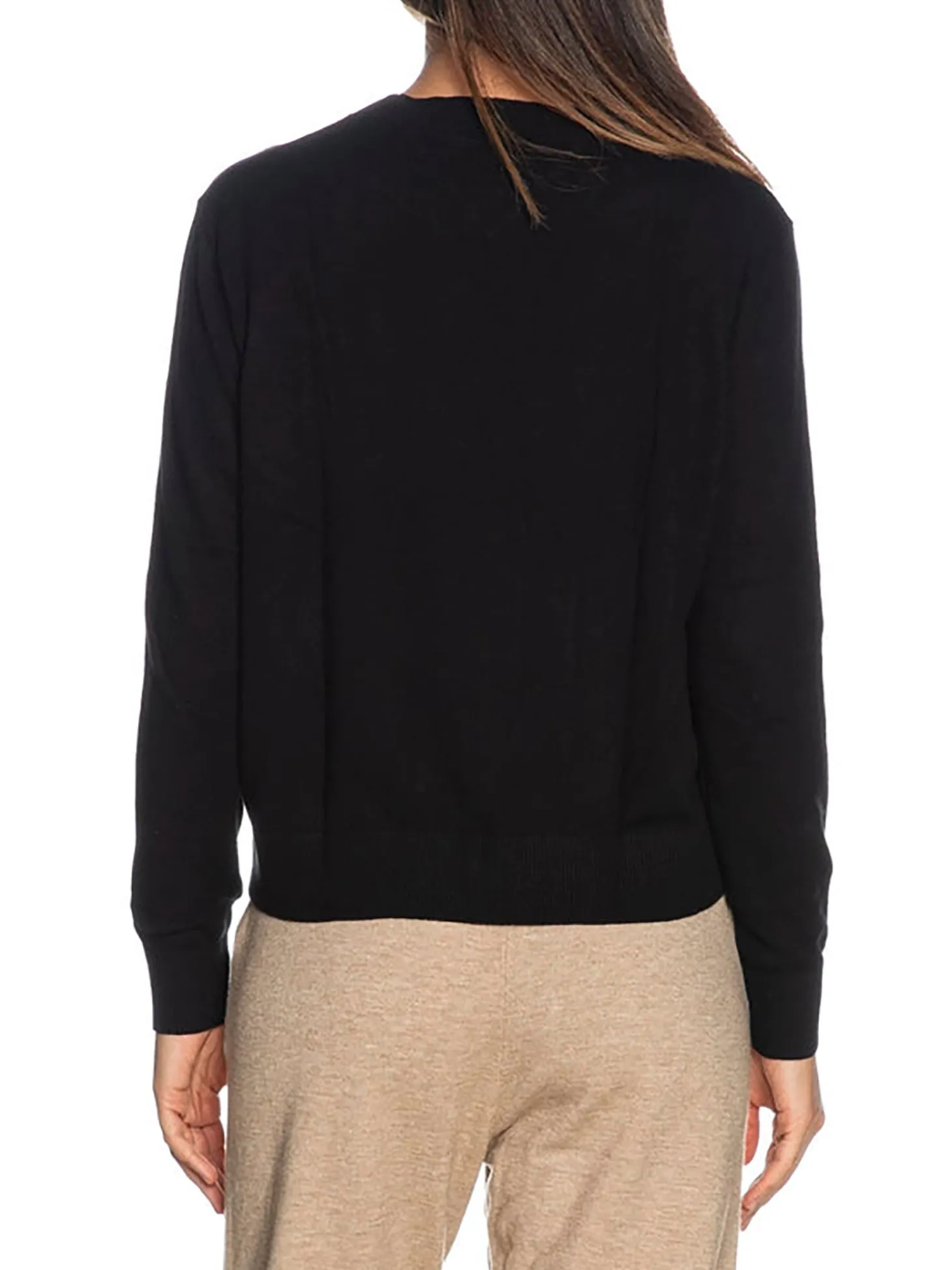 Maglia girocollo nero