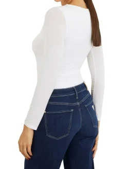 Maglia twisted yoke mena bianco