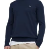 Maglione a girocollo slim essential blu