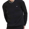 Maglione a girocollo slim essential nero