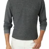 Maglione girocollo in misto lana grigio scuro