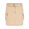 Minigonna cargo Fiona taupe