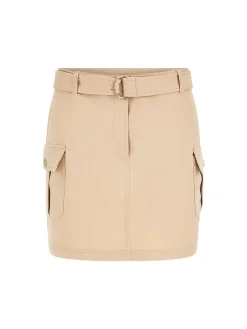 Minigonna cargo Fiona taupe