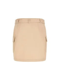 Minigonna cargo Fiona taupe