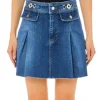 Minigonna cross jeans denim medio