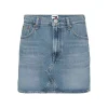 Minigonna in denim chiaro