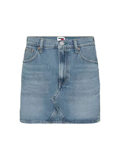 Minigonna in denim chiaro