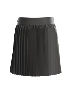 Minigonna pleated nero