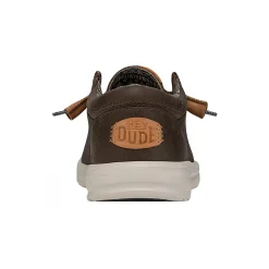 Mocassino Wally craft leather moro