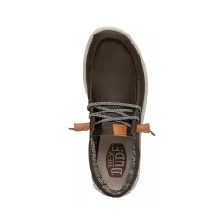 Mocassino Wally craft leather moro