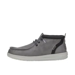 Mocassino Wally mid classic grigio/nero