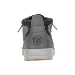 Mocassino Wally mid classic grigio/nero