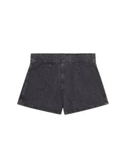 Pantagonna in jeans color grigio antracite