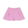 Pantaloncino con pences fucsia
