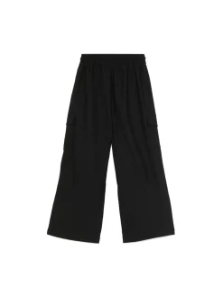 Pantalone cargo a palazzo nero